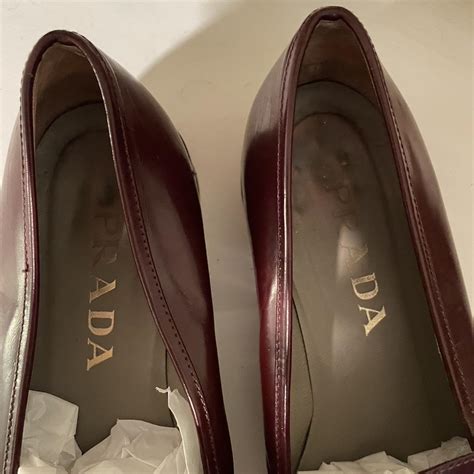 prada burgundy loafers|prada lace ups.